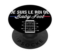 Je suis Le Roi de Baby-Foot De Joueur De Babyfoot Drôle PopSockets PopGrip Adhésif