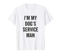 Je suis Le serviteur de Mon Chien, Un Amoureux des Animaux de Compagnie drôle T-Shirt