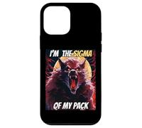 Je suis Le Sigma de ma Meute Funny Wolf Meme Cool Werewolf Coque pour iPhone 12 Mini