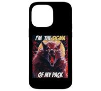 Je suis Le Sigma de ma Meute Funny Wolf Meme Cool Werewolf Coque pour iPhone 14 Pro Max