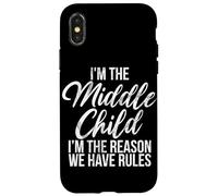 Je suis l'enfant du Milieu, Je suis la Raison pour laquelle Nous Avons des règles, sœur Coque pour iPhone X/XS
