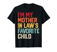 Je suis l'enfant préféré de ma Belle-mère et Son appariement Familial T-Shirt Graphique avec Valeur