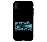 Je suis l'entraîneur de natation, c'est pourquoi Coque pour iPhone XS Max