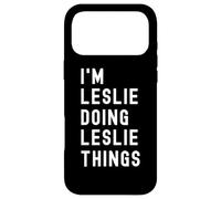 Je suis Leslie Qui Fait des Choses à Leslie Coque pour iPhone 17 Pro Max