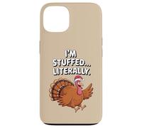 Je suis littéralement bourrée de Dinde dans Un Bonnet de Père Noël, Un Noël drôle Coque pour iPhone 13