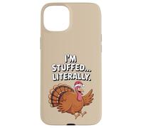 Je suis littéralement bourrée de Dinde dans Un Bonnet de Père Noël, Un Noël drôle Coque pour iPhone 15 Plus