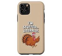 Je suis littéralement bourrée de Dinde dans Un Bonnet de Père Noël, Un Noël drôle Coque pour iPhone 11 Pro