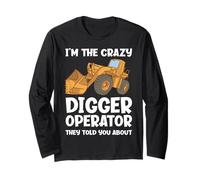 Je suis l'opérateur de Crazy Digger Dont Ils Vous Ont parlé Manche Longue