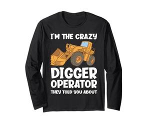 Je suis l'opérateur de Crazy Digger Dont Ils Vous Ont parlé Manche Longue