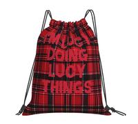 Je Suis Lucy, Je Fais Des Trucs De Lucy Homme Femme Sac À Cordon Pliable Sacs De Sport Étanche Sacs De Gym Pour Yoga Vacances Plage