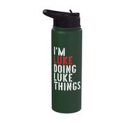 Je suis Luke qui fait Luke Things Stainless Steel Insulated Water Bottle
