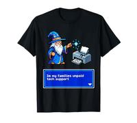 Je suis ma Famille, Assistance Technique Non rémunérée, imprimante Funny Wizard T-Shirt