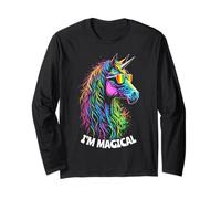 Je suis Magical Rainbow Unicorn Magic, Mois de la Gay Pride LGBTQ LGBT Manche Longue