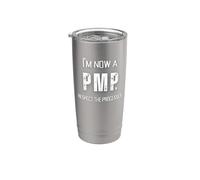 Je suis maintenant un PMP ! Respectez les processus Cadeau de chef de projet Gobelet isotherme en acier inoxydable double paroi