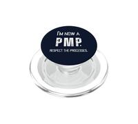 Je suis Maintenant Un PMP ! Respectez Les processus Cadeau de Chef de Projet PopSockets PopGrip pour MagSafe