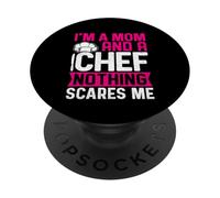 Je suis Maman et Chef, Rien ne m'effraie PopSockets PopGrip Adhésif