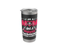 Je suis maman et technicienne en dialyse Infirmière technique en dialyse Gobelet isotherme en acier inoxydable double paroi