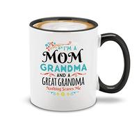Je Suis Maman, Grand-Mère Et Arrière-Grand-Mère. Rien Ne Me Fait Peur. Tasse À Café Pratiques Mug À Café Drôle Mug Pour Espresso Cappuccino Lait 330Ml
