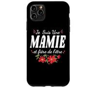 Je suis Mamie Et Fière De L'être Fête des Grand Mères Fleurs Coque pour iPhone 11 Pro Max