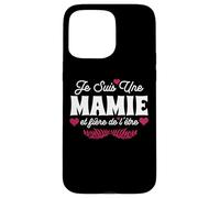 Je suis Mamie Et Fière De L'être Fête des Grand Mères Fleurs Coque pour iPhone 15 Pro Max