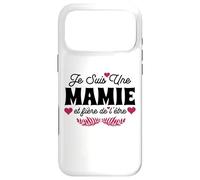 Je suis Mamie Et Fière De L'être Fête des Grand Mères Fleurs Coque pour iPhone 17 Pro Max