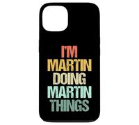 Je suis Martin qui fait des choses avec Martin - Un dicton drôle de nom Martin Coque pour iPhone 13