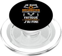 Je suis Mécanicien Je M'arrête Quand J'Ai Fini - Mécanicien PopSockets PopGrip pour MagSafe