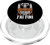 Je suis Mécanicien Je M'arrête Quand J'Ai Fini - Mécanicien PopSockets PopGrip pour MagSafe