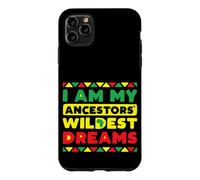 Je suis Mes ancêtres Wildest Dreams Vintage Black History Dark Coque pour iPhone 11 Pro Max