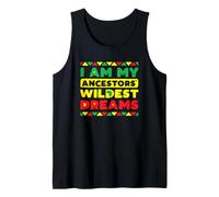 Je suis Mes ancêtres Wildest Dreams Vintage Black History Dark Débardeur