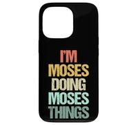 Je suis Moïse Qui Fait Les Choses de Moïse - Funny Saying Cool Name Moses Coque pour iPhone 13 Pro