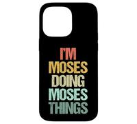 Je suis Moïse Qui Fait Les Choses de Moïse - Funny Saying Cool Name Moses Coque pour iPhone 14 Pro Max