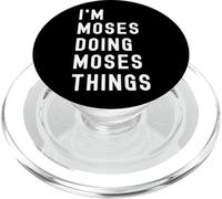 Je suis Moses Qui Fait des Choses à Moses PopSockets PopGrip pour MagSafe