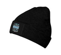 Je suis Multitâche, Je Peux Écouter, Ignorer Et Oublier Le Noir Homme Femme Bonnets Hiver Classique Watch Cap Souple Bonnet De Trawler pour Randonnée Toutes Les Saisons Jogging