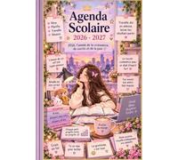 Je Suis Née pour Briller 2026-2027 : Agenda Scolaire & Planner Motivation pour Organiser Cours, Devoirs, Révisions, Habitudes et Objectifs