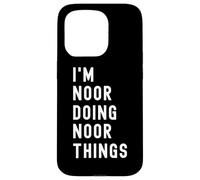 Je suis Noor Qui Fait des Choses à Noor Coque pour iPhone 15 Pro