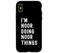 Je suis Noor Qui Fait des Choses à Noor Coque pour iPhone X/XS
