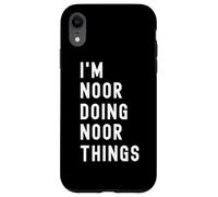 Je suis Noor Qui Fait des Choses à Noor Coque pour iPhone XR