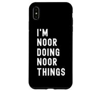 Je suis Noor Qui Fait des Choses à Noor Coque pour iPhone XS Max