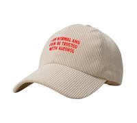 Je suis Normal Et on Peut Me Faire Confiance en Matière d'alcool Casquettes Sport Unisexe Casquettes Séchage Rapide Sunhat pour Homme Extérieur Course À Pied