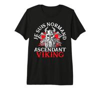 Je suis Normand Ascendant Viking Idee Cadeau Viking T-Shirt Haut de Gamme