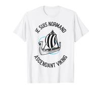 Je suis normand ascendant viking Normandie cadeau humour T-Shirt