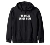 Je suis Nue là-Dessous Sweat à Capuche