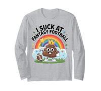 Je suis nul au Fantasy Football Funny Embarrassing FF Loser Manche Longue