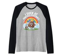 Je suis nul au Fantasy Football Funny Embarrassing FF Loser Manche Raglan