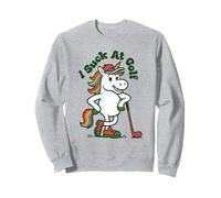 Je suis nul au Golf Loser Unicorn Sarcastic Golfing Sweatshirt