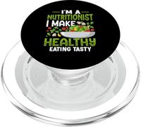 Je suis nutritionniste, Je Fais en sorte Que Les Aliments sains soient Savoureux PopSockets PopGrip pour MagSafe
