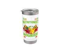 Je suis nutritionniste, je vous aide à nourrir votre corps Gobelet isotherme en acier inoxydable double paroi