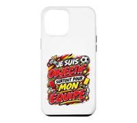 Je suis Objectif Surtout pour Mon Équipe Humour Football Coque pour iPhone 12 Pro Max