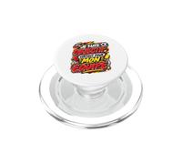 Je suis Objectif Surtout pour Mon Équipe Humour Football PopSockets PopGrip pour MagSafe